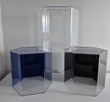 ProStar 15" Dia x 24" H 20 Gallon Hexagon Acrylic Aquarium - Fish Tanks