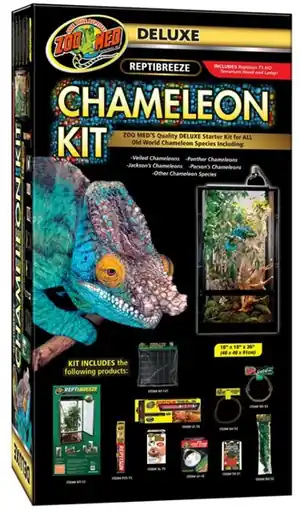 ZooMed Deluxe ReptiBreeze Chameleon Kit - Fish Tanks