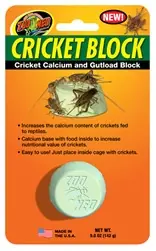 ZooMed Cricket Block Cricket Calcium and Gutload Block - Reptile