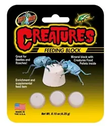 ZooMed Creatures Banquet Block 3pk - Reptile