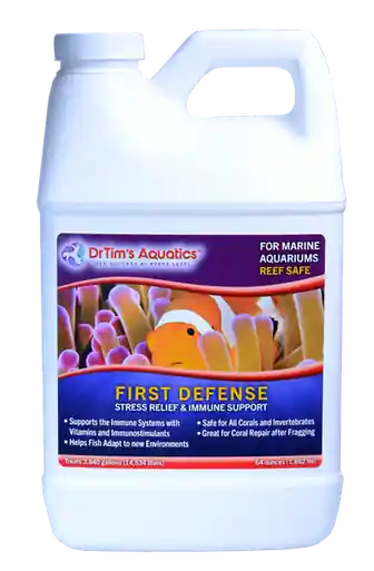 DrTim's Aquatics MARINE First Defense 64oz - Aquarium Supplies