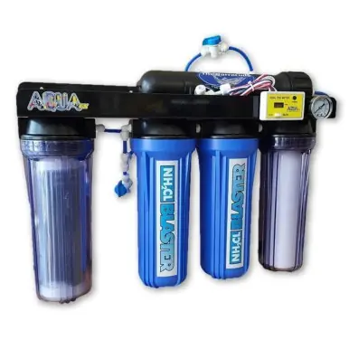 AquaFX Barracuda Glacial RO/DI System Chloramine 100GPD - Aquarium Equipment