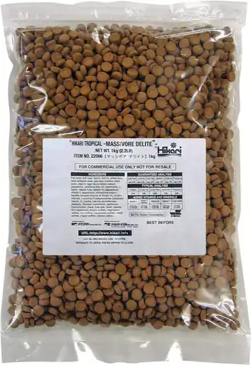 Hikari Massivore Delite 2.2 lbs - Aquarium Supplies