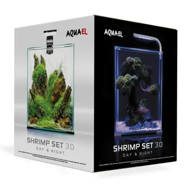 AquaEl Shrimp Set 30L (8 Gallons) Black - Fish Tanks