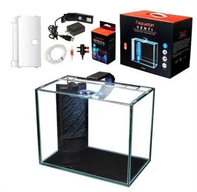 Aquatop Venti Showcase Aquarium 2 Gallon - Fish Tanks