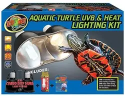 ZooMed Aquatic Turtle UVB & Heat Lighting Kit - Fish Tanks