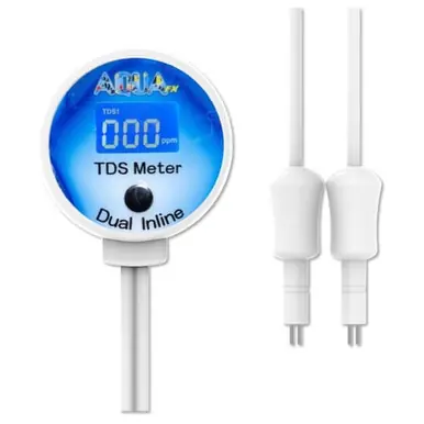 AquaFX Dual Inline TDS Meter Backlit - Aquarium Supplies