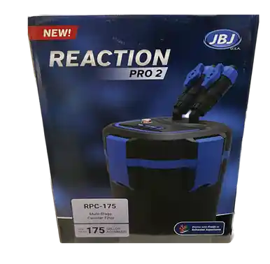 JBJ Reaction PRO 2 Multi Stage Canister Filter 13 Watt UV 530 gph - Aquarium Equipment