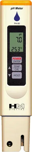 HM Digital pH/Temp Water Resistant HydroTester - Aquarium Supplies