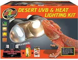 ZooMed Desert UVB & Heat Lighting Kit - Fish Tanks