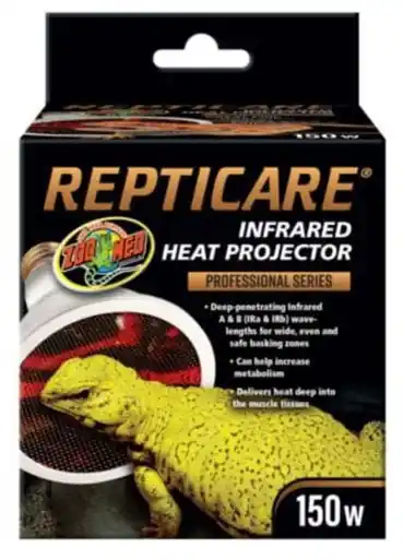 Zoomed Infrared Heat Projector 150 Watts - Fish Tanks