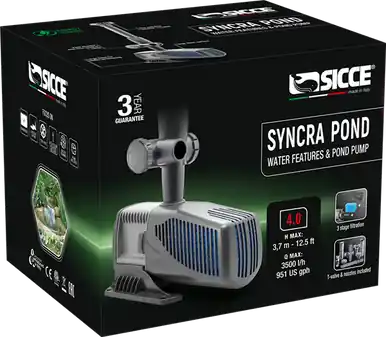 Sicce SyncraPond 4.0 Pond Pump with Fountain 951gph - Aquarium Equipment