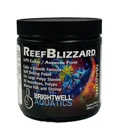 Brightwell ReefBlizzard Fish / LPS Coral / Anemone Soft Pellet Food 200g - Aquarium Supplies