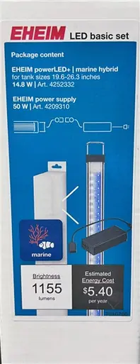 Eheim powerLED+ Marine Hybrid Basic Set 19.17" (48.7cm) - Aquarium Equipment