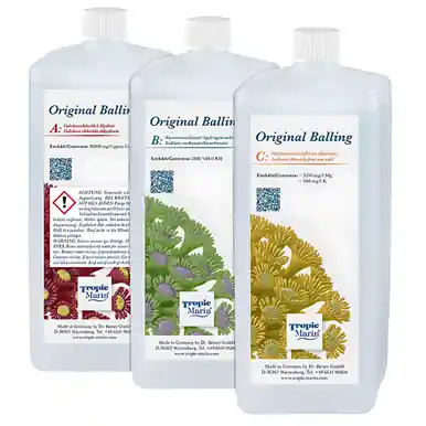 Tropic Marin Original Balling Liquid A, B, C Set 3 x 1000mL - Aquarium Supplies