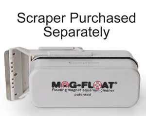 MagFloat 125 Medium Glass Algae Magnet With Scraper Option - Aquarium Supplies