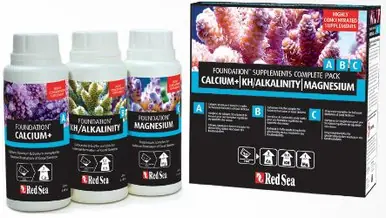 Red Sea Reef Foundation Liquid Starter Kit - Aquarium Supplies