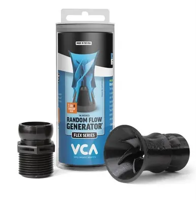 Vivid Creative FLEX Series - 1" RFG Nozzle w/ Modular Hose Fitting and 1" NPT