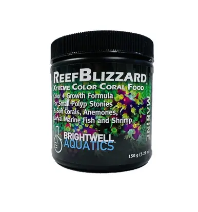 Brightwell ReefBlizzard XtremeColor Coral Food 150g - Aquarium Supplies