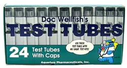 API Replacement Test Tubes for Test Kits (24 Pack) - Aquarium Supplies