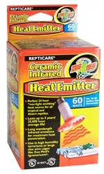 Zoo Med ReptiCare Ceramic Infrared Heat Emitter 60 Watt - Fish Tanks