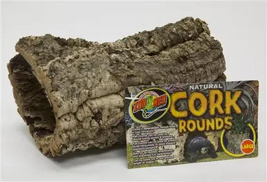 Zoo Med Natural Cork Rounds (Cork Bark) LG - Fish Tanks