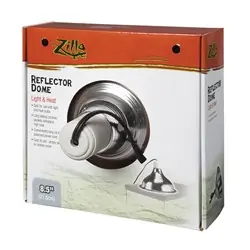 Zilla Reflector Dome Silver 8.5" - Fish Tanks