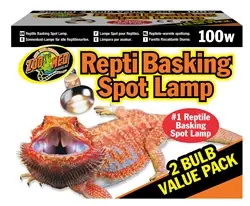 Zoo Med Repti Basking Spot Lamp Value Pack (2 pack) 100 Watt - Fish Tanks
