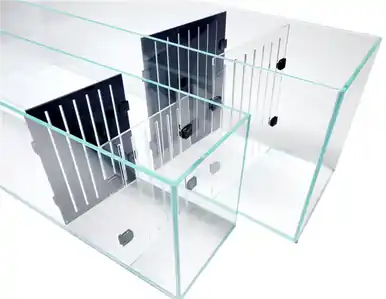 Lifegard Acrylic Dividers for 11 Gallon Bookshelf Aquarium (Set of 2) Black - Fish Tanks