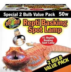 Zoo Med Repti Basking Spot Lamp Value Pack (2 pack) 50 Watt - Fish Tanks