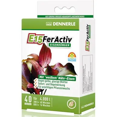Dennerle E15 FerActiv Iron Fertilizer - Fish Tanks