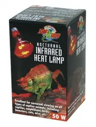 ZooMed Nocturnal Infrared Heat Lamp 50 Watt - Fish Tanks