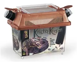 Lee's Kricket Keeper, Small, with Lid and Feeder Tubes - Fish Tanks