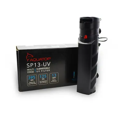 AquaTop Adjustable Flow Submersible UV Filter 13-Watt