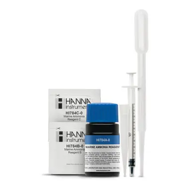 Hanna Marine Ammonia Checker® Reagents (25 Tests) - Aquarium Supplies