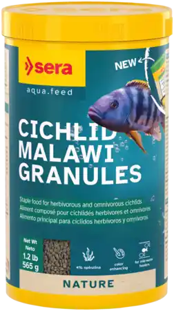 Sera Cichlid Malawi Granules 1.2 lb - Aquarium Supplies