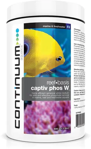 Continuum Captiv Phos w/ Granular Phosphate Absorber 600g - Aquarium Supplies