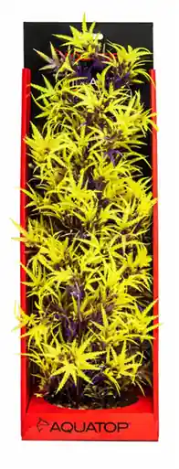 Aquatop Fluorescent Cannabis Plant Olive 16" - Aquarium Supplies