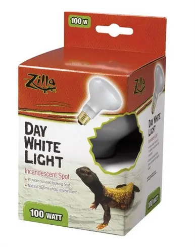 Zilla Day White Light Incandescent Spot Basking Bulb 100 Watt - Fish Tanks