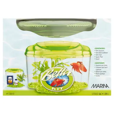 Marina Betta Pals Kit Green - Fish Tanks