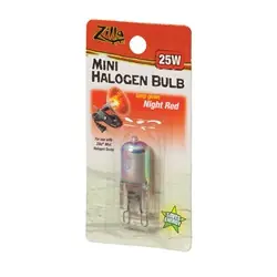 Zilla Mini Halogen Bulb Red 25 Watt - Fish Tanks