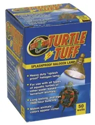 Zoo Med Turtle ReptiTuff Halogen Lamp (Splash Proof) 50 Watt - Fish Tanks