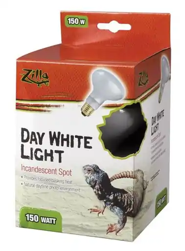 Zilla Day White Light Incandescent Spot Basking Bulb 150 Watt - Fish Tanks