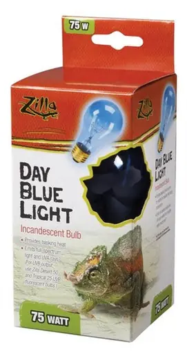 Zilla Day Blue Light Incandescent Bulb 75 Watt - Fish Tanks