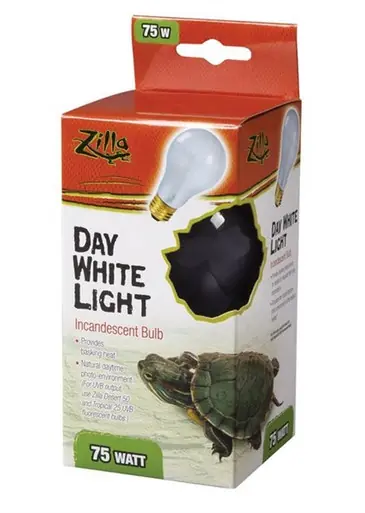 Zilla Day White Light Incandescent Bulb 75 Watt - Fish Tanks