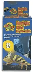 ZooMed Daylight Blue Reptile Bulb 60 Watt - Fish Tanks