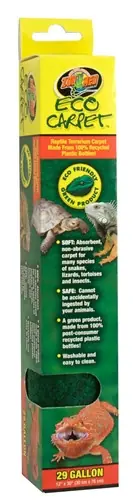 Zoo Med Eco Carpet (Recycled Carpet) 12" x 30" 29 GAL - Fish Tanks