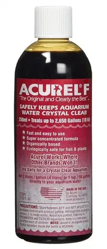 Acurel F Water Clarifier 250mL - Aquarium Supplies
