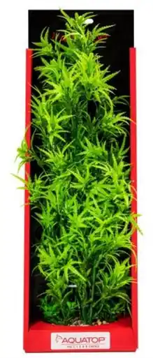 Aquatop Vibrant Garden Green Plant 16" - Aquarium Supplies