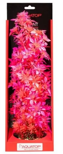 Aquatop Vibrant Garden Pink Plant 16" - Aquarium Supplies
